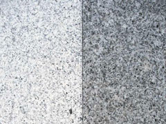 Plattenbeläge - Granit hellgrau