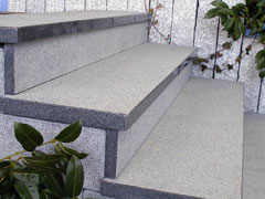 Stufenplaten - Granit dunkelgrau