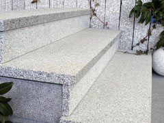 Stufenplaten - Granit hellgrau